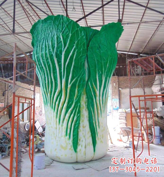 信阳白菜铜雕塑