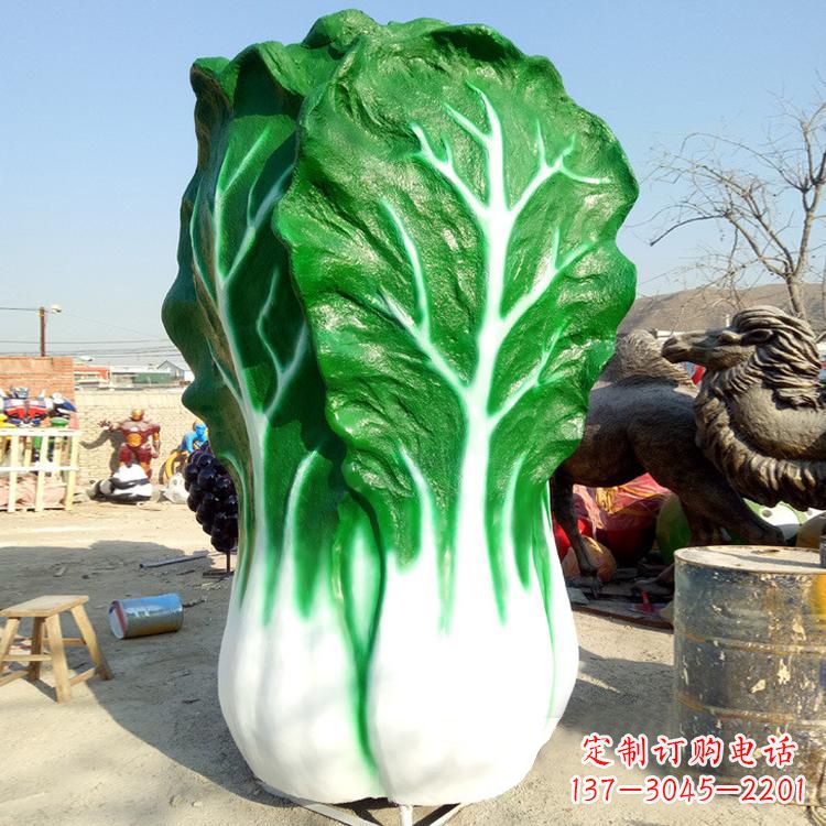信阳玻璃钢白菜雕塑