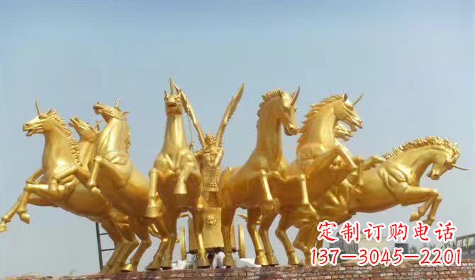 信阳阿波罗战车铜雕
