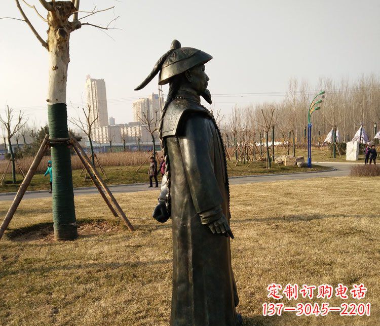 信阳林则徐纪念铜雕传承爱国精神