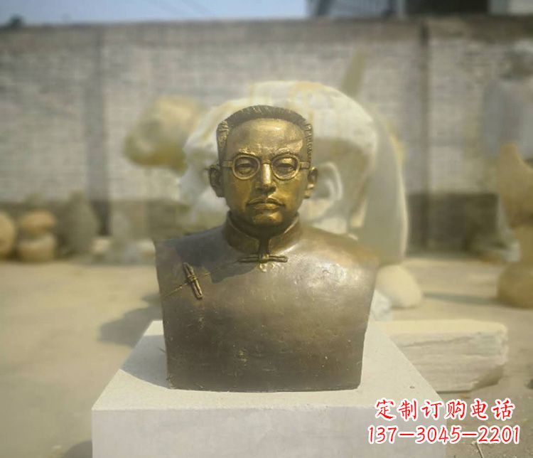 信阳新“陶行知精神爱国者陶行知胸像铜雕”