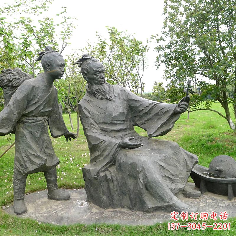 信阳“朱耷”全新系列雕塑——传承明清文化,记录中国历史