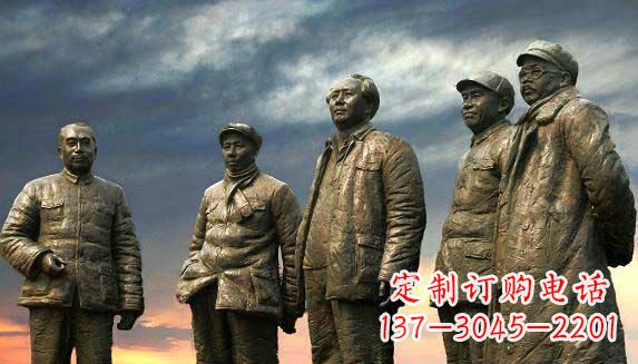 信阳伟人铜雕——记住历史中的英雄