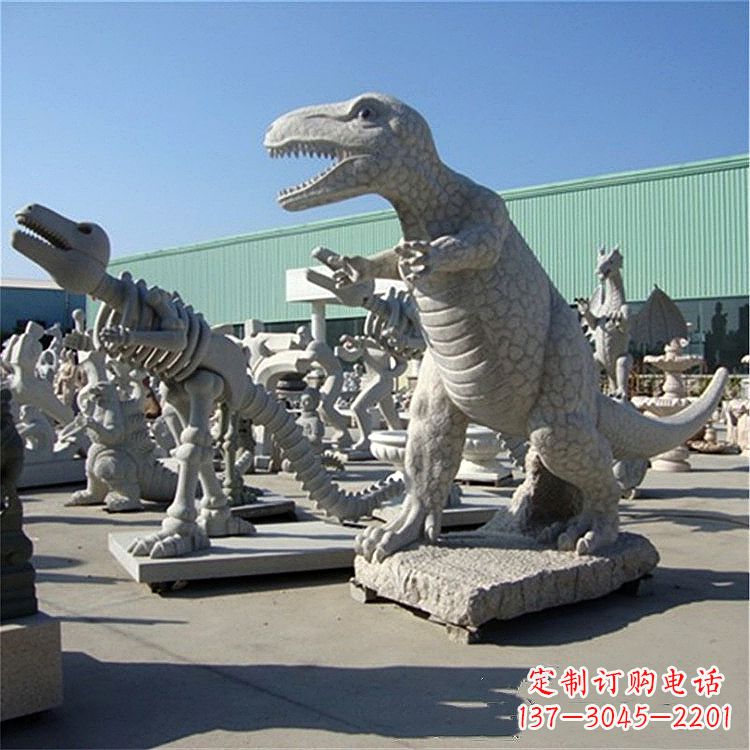 信阳霸王龙石雕塑