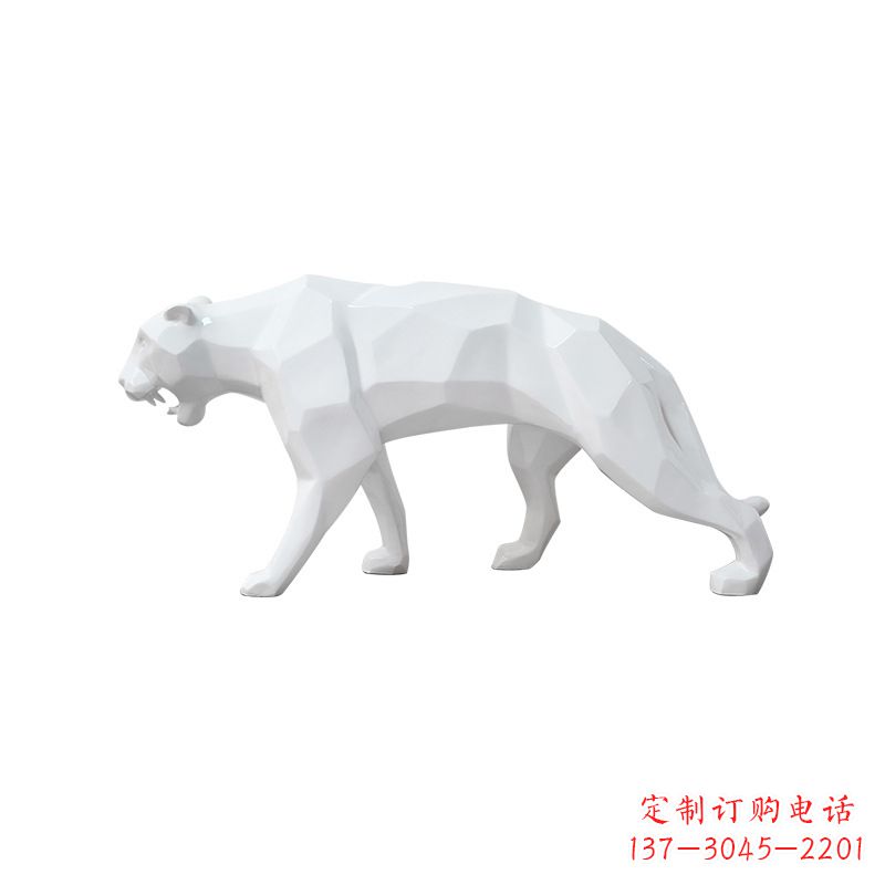 信阳玻璃钢豹雕塑