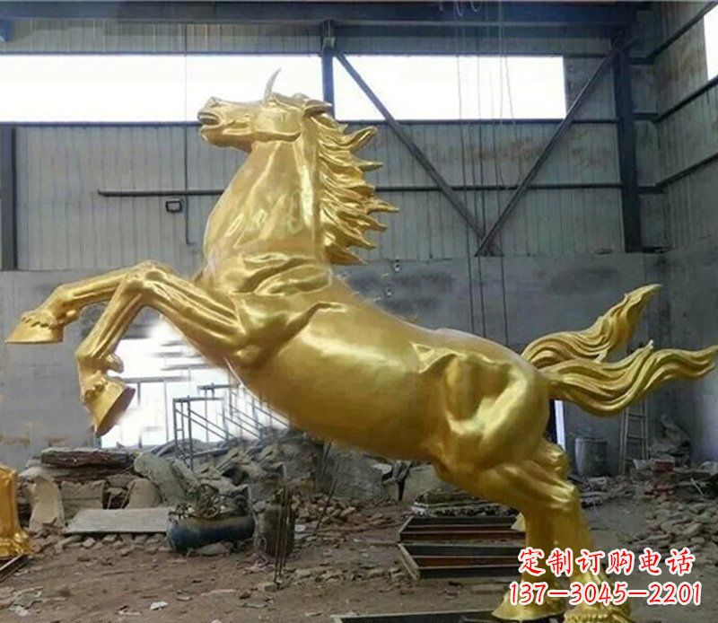 信阳精致马铜雕塑