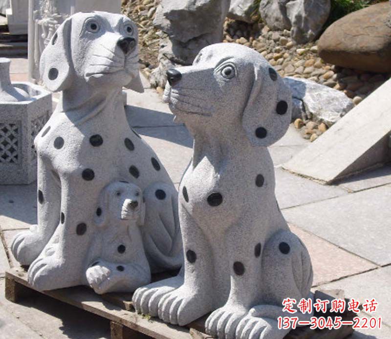 信阳新精美狗石雕