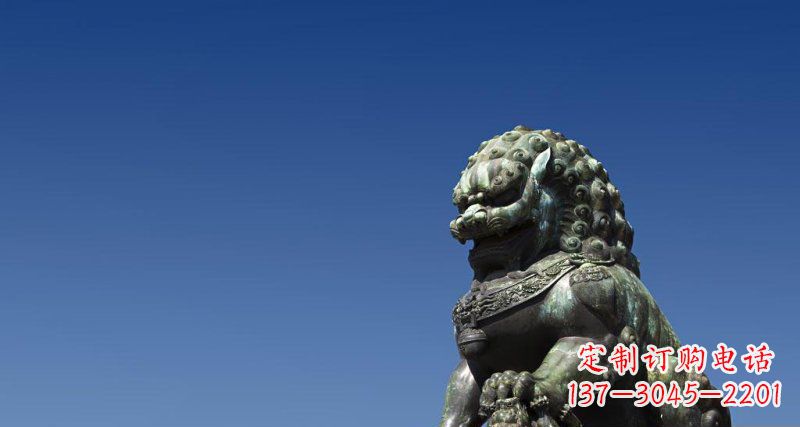 信阳北京青铜狮子