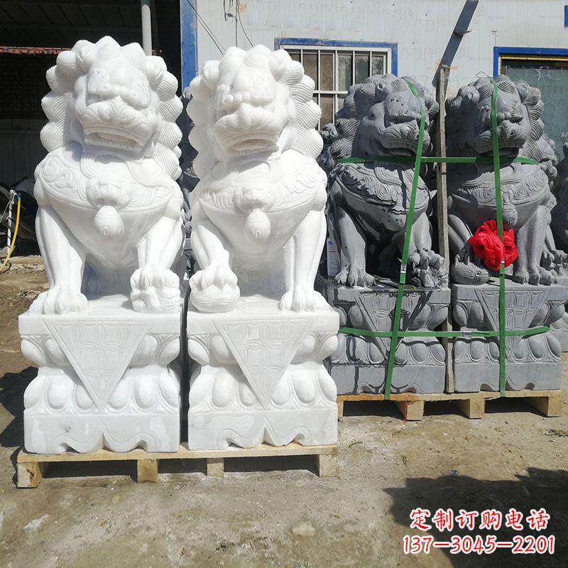 信阳狮子的力量——北京狮子雕塑