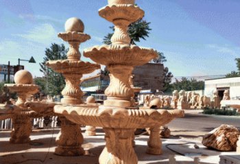 信阳石雕人物喷泉