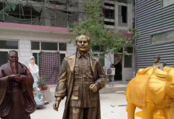 信阳“白求恩”传奇人物铜雕
