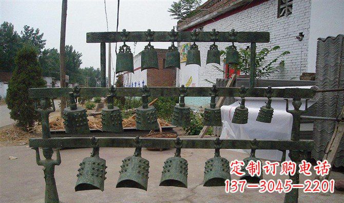 信阳编钟古铜雕仿古精美音乐器
