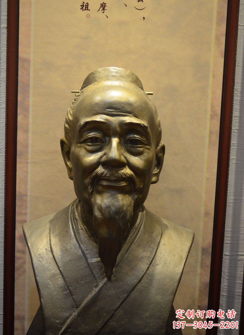 信阳扁鹊——古代医学家铜雕