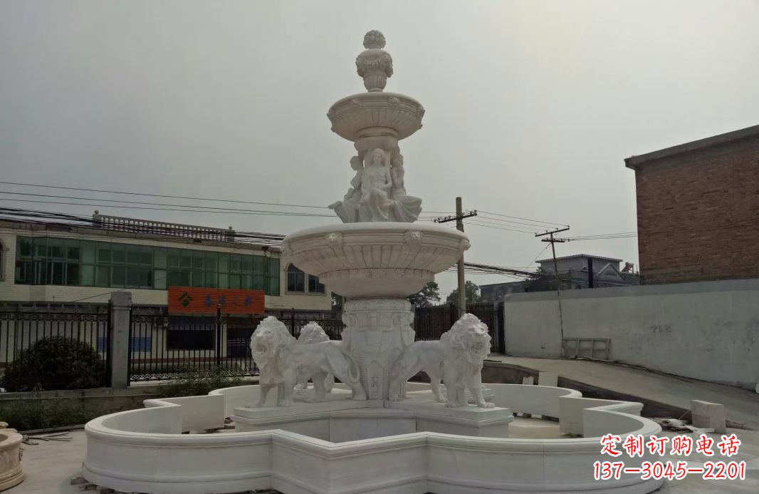 信阳别墅大型欧式喷泉石雕