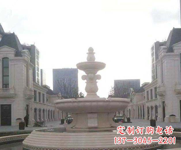 信阳别墅景观大理石喷泉石雕