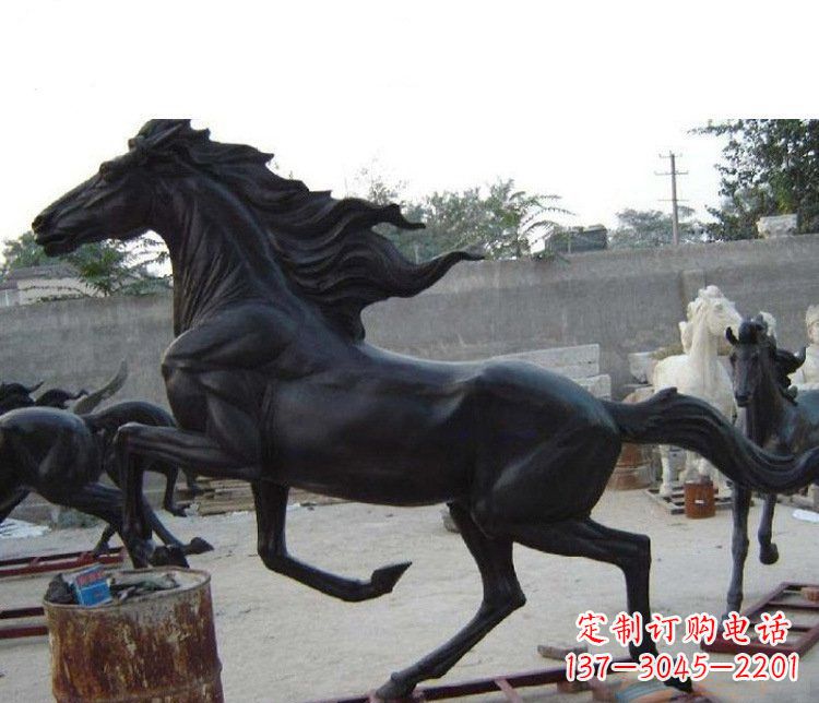信阳别墅景观动物马铜雕塑 (3)
