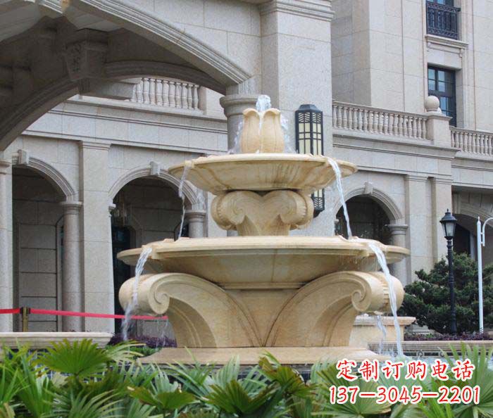 信阳别墅景观欧式喷泉石雕_1