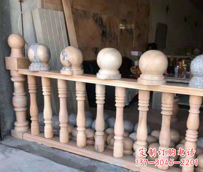 信阳别墅景观晚霞红石栏杆