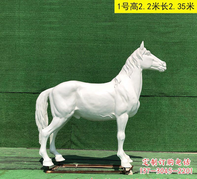 信阳玻璃钢马雕塑——精美的艺术品