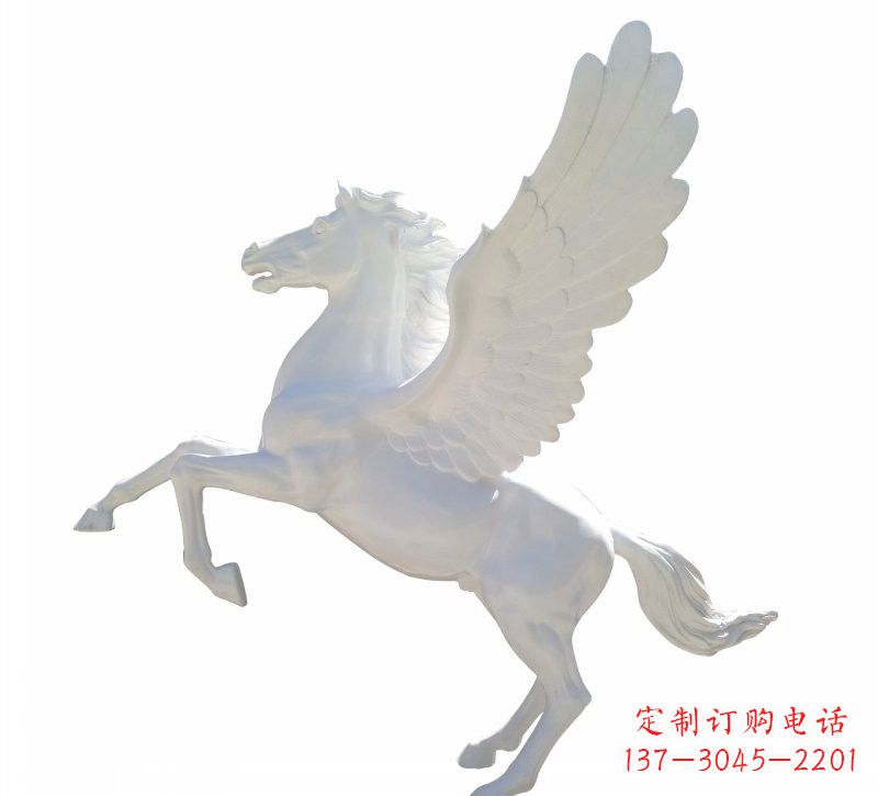 信阳新款玻璃钢飞马摆件