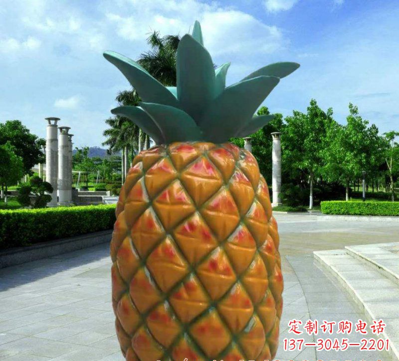 信阳玻璃钢菠萝灯