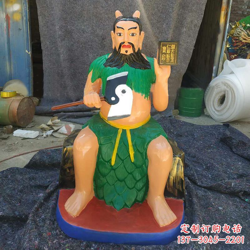 信阳神农雕像的艺术之美