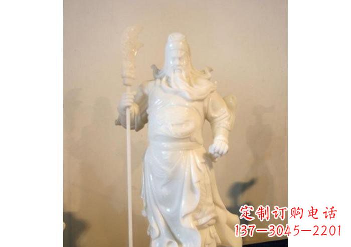 信阳关公雕塑玻璃钢制作的精美杰作