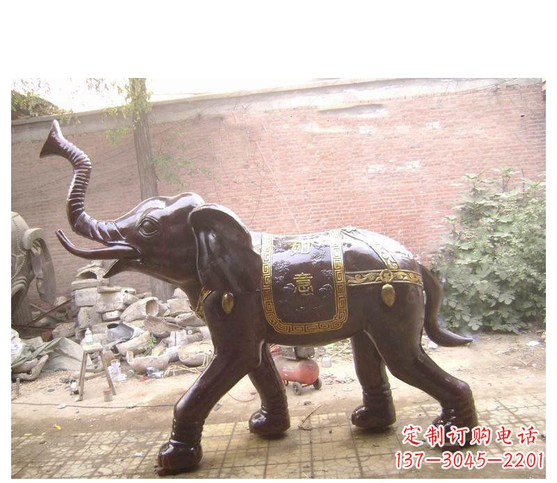 信阳玻璃钢大象雕塑