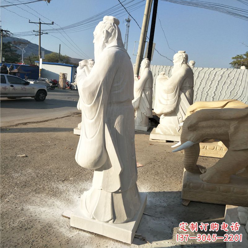 信阳孔子——玻璃钢雕塑的象征