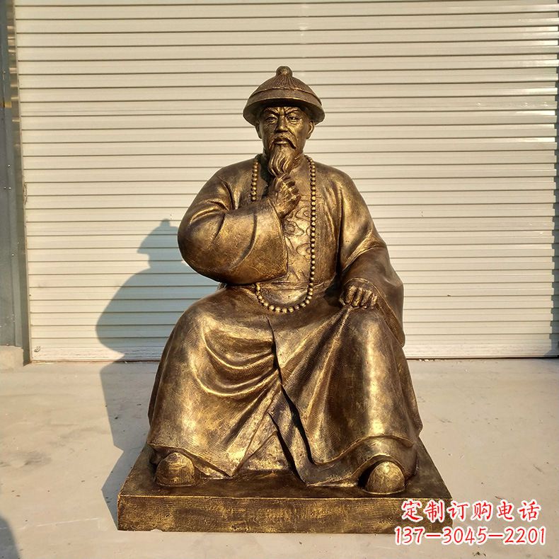 信阳林则徐——玻璃钢仿铜雕像
