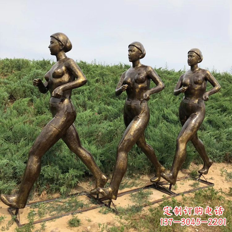 信阳玻璃钢仿铜女人雕塑精致细腻的艺术品