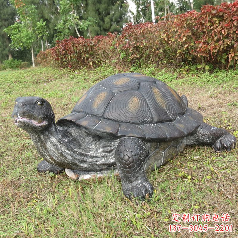 信阳玻璃钢乌龟雕塑传承古老文化