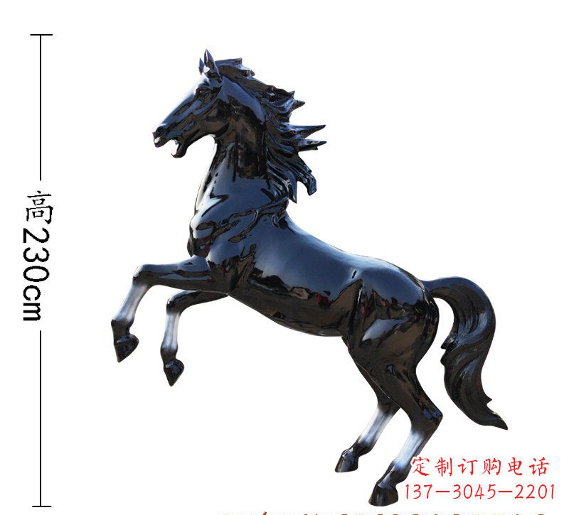 信阳玻璃钢马雕塑精美外形、经久耐用