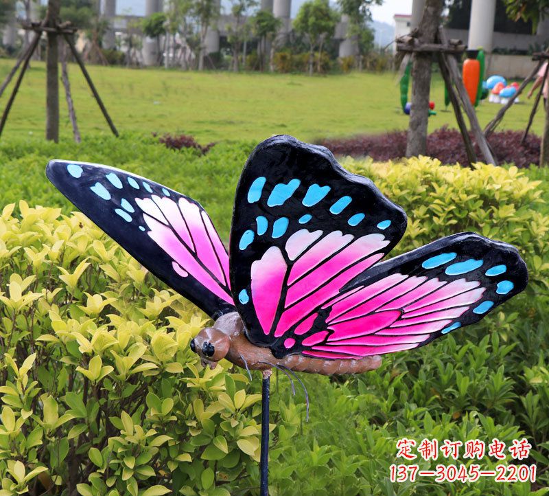 信阳玻璃钢蝴蝶雕塑
