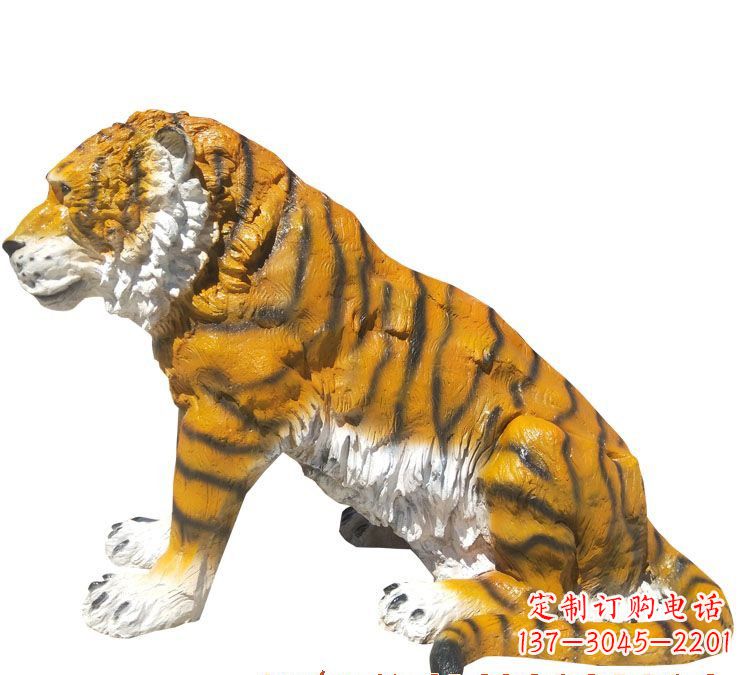 信阳玻璃钢老虎雕塑