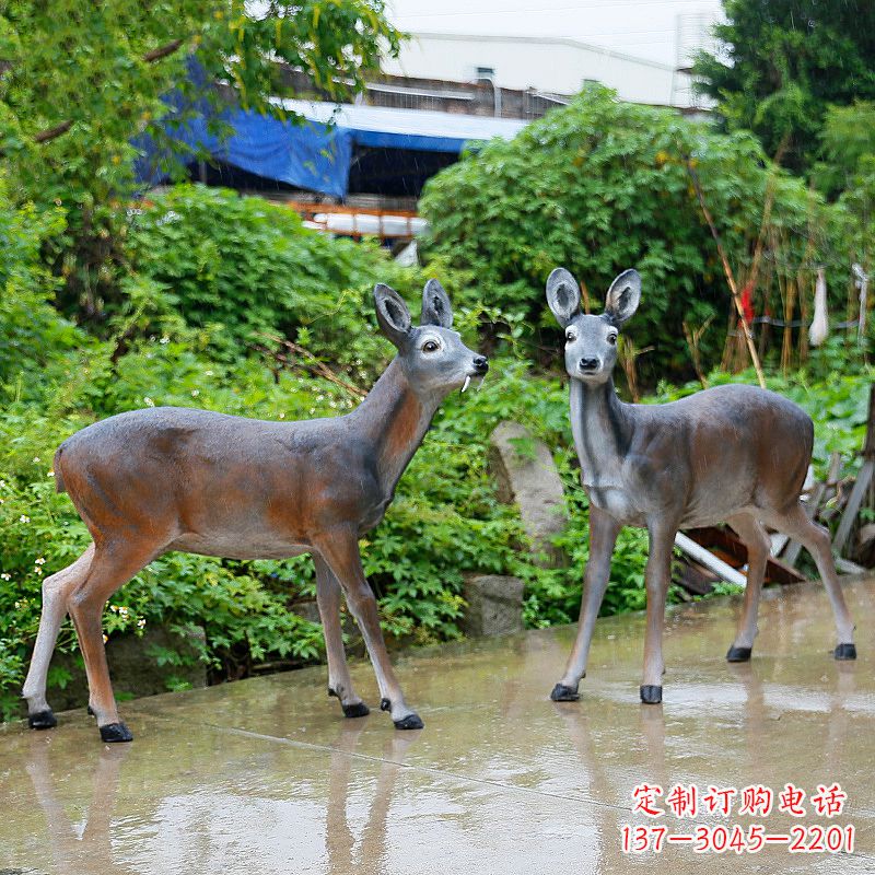 信阳精致玻璃钢动物雕塑