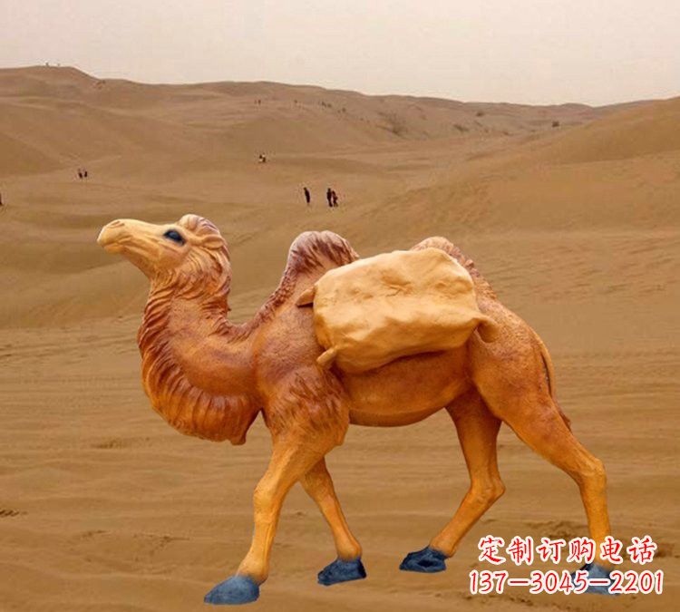 信阳玻璃钢骆驼雕塑