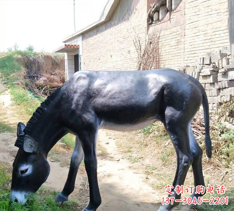 信阳玻璃钢雕刻毛驴,传承传统文化