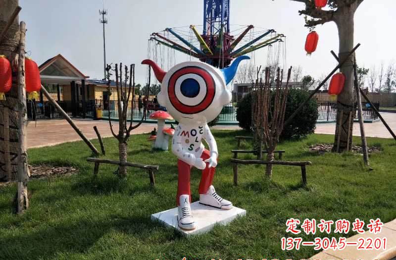 信阳玻璃钢卡通机器人——雕塑艺术的新灵感