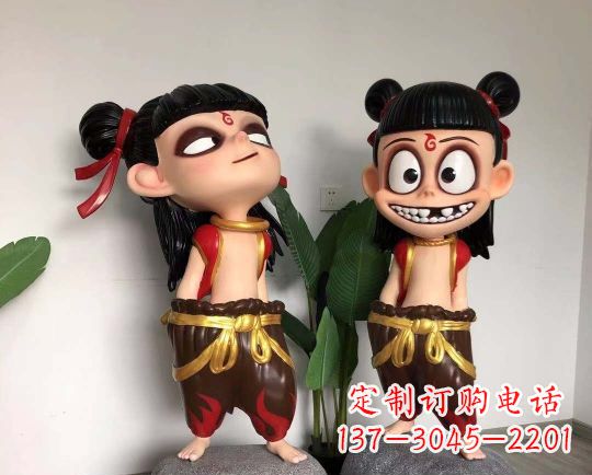 信阳玻璃钢制作的哪吒雕塑一种神奇的艺术