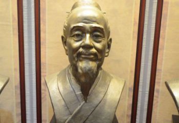 信阳扁鹊医学家铜雕
