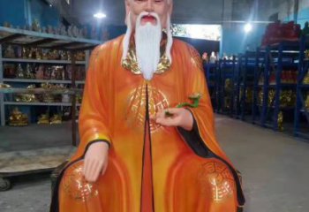 信阳玻璃钢彩绘佛像钟雕塑——精美宗教艺术装饰