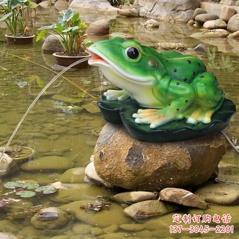 信阳玻璃钢青蛙雕塑——艺术与自然的完美结合