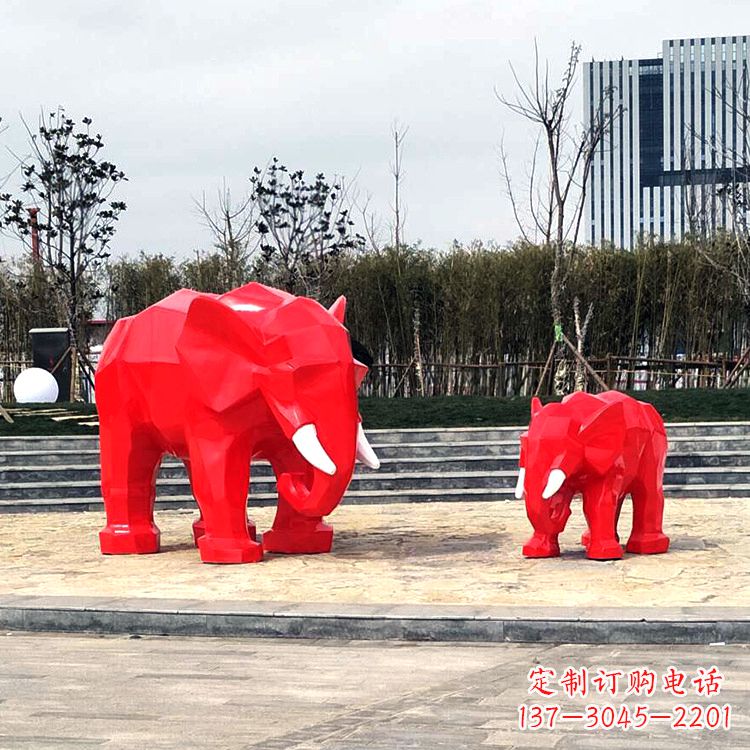 信阳玻璃钢大象雕塑艺术之美