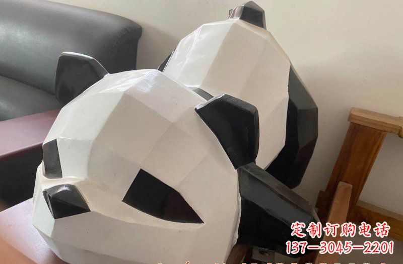 信阳玻璃钢熊猫雕塑