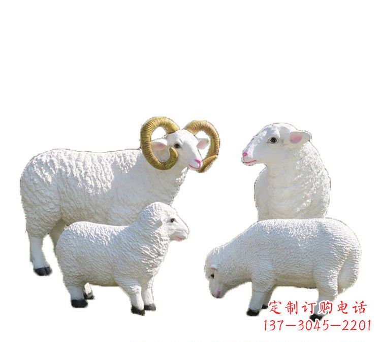 信阳玻璃钢山羊雕塑——传承藏区特色文化