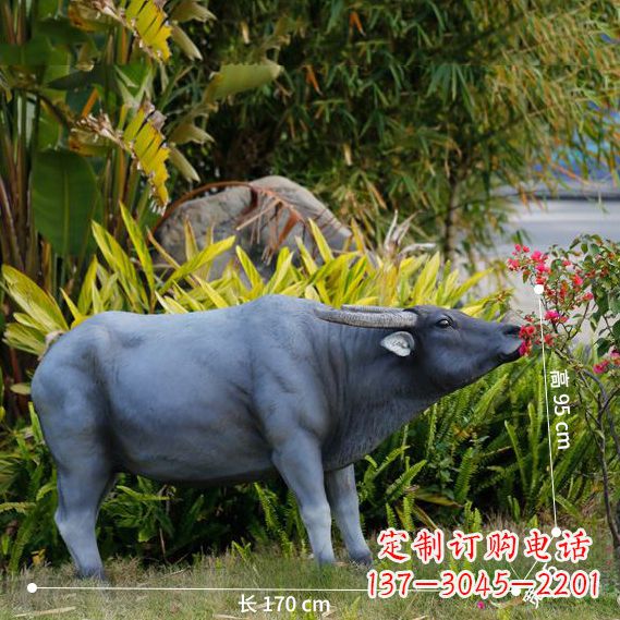 信阳玻璃钢水牛雕塑——象征力量的艺术作品