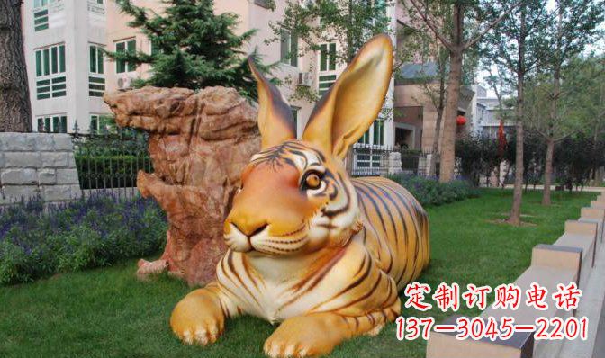 信阳玻璃钢兔子雕塑精致、经典、永恒
