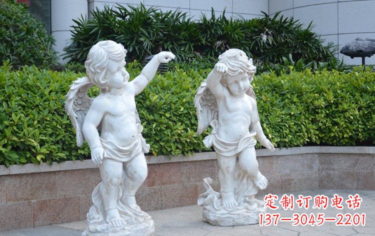 信阳玻璃钢天使雕塑精美绝伦