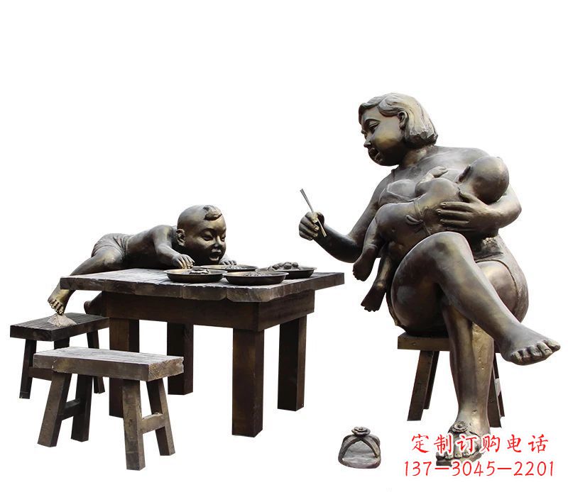 信阳母爱雕塑儿童公园中的精美雕塑